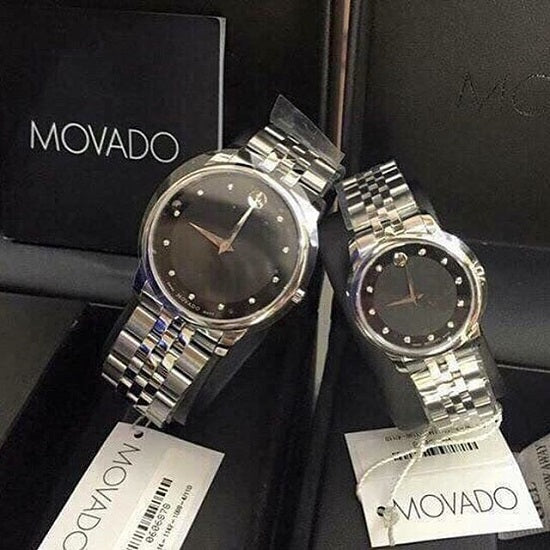  Shop Authentic Movado Museum Classic Black Dial Silver Steel Strap Watch For Women - 0606858 - Luxxuri