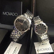  Shop Authentic Movado Museum Classic Black Dial Silver Steel Strap Watch For Women - 0606858 - Luxxuri