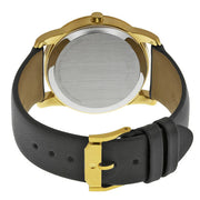  Shop Authentic Movado Museum Black Dial Black Leather Strap Watch For Men - 606876 - Luxxuri