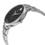  Shop Authentic Movado 1881 Automatic Black Dial Silver Steel Strap Watch for Men - 606914 - Luxxuri