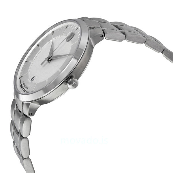  Shop Authentic Movado 1881 Automatic Silver Dial Silver Steel Strap Watch for Men - 606915 - Luxxuri