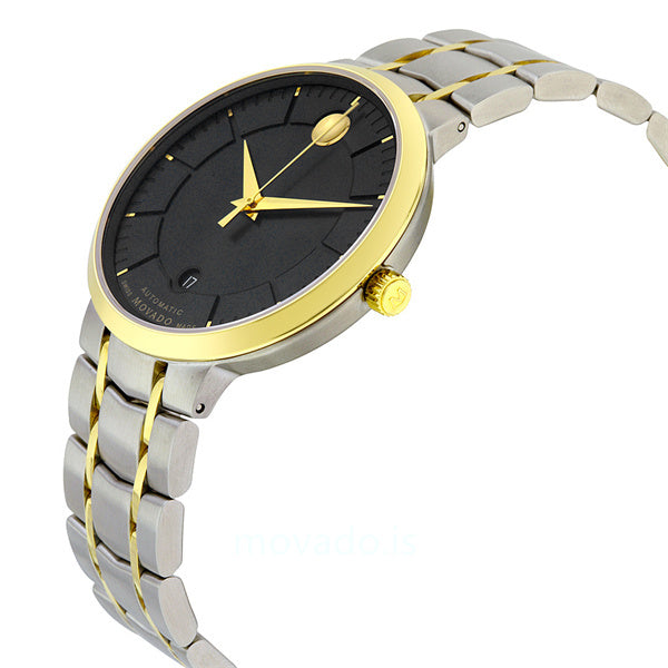  Shop Authentic Movado 1881 Automatic Black Dial Two Tone Steel Strap Watch For Men - 0606916 - Luxxuri