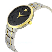  Shop Authentic Movado 1881 Automatic Black Dial Two Tone Steel Strap Watch For Men - 0606916 - Luxxuri