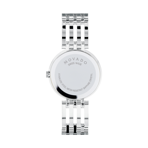  Shop Authentic Movado Esperanza 63 Diamonds Black Dial Silver Steel Strap Watch For Women - 0607052 - Luxxuri