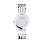  Shop Authentic Movado Esperanza 63 Diamonds Black Dial Silver Steel Strap Watch For Women - 0607052 - Luxxuri