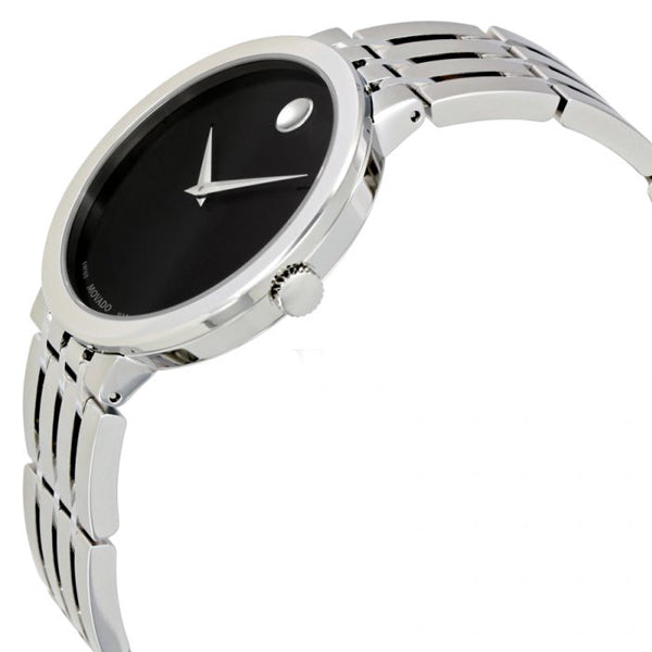  Shop Authentic Movado Esperanza 39mm Black Dial Silver Steel Strap Watch For Men - 0607057 - Luxxuri