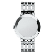  Shop Authentic Movado Esperanza 39mm Black Dial Silver Steel Strap Watch For Men - 0607057 - Luxxuri