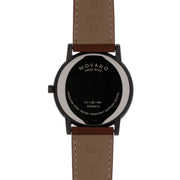  Shop Authentic Movado Museum Classic Black Dial Brown Leather Strap Watch for Men - 0607198 - Luxxuri