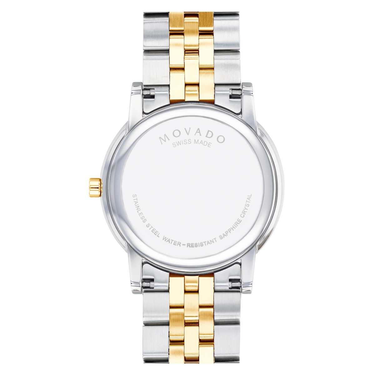  Shop Authentic Movado Museum Classic Diamonds Black Dial Two Tone Steel Strap Watch for Men - 0607202 - Luxxuri