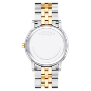  Shop Authentic Movado Museum Classic Diamonds Black Dial Two Tone Steel Strap Watch for Men - 0607202 - Luxxuri