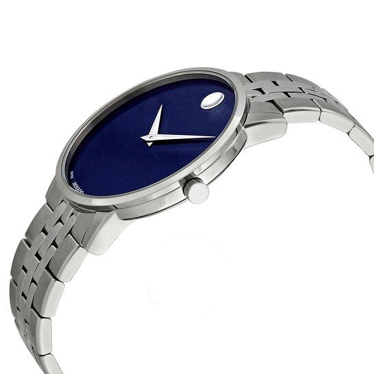  Shop Authentic Movado Museum Classic Blue Dial Silver Steel Strap Watch for Men - 0607212 - Luxxuri