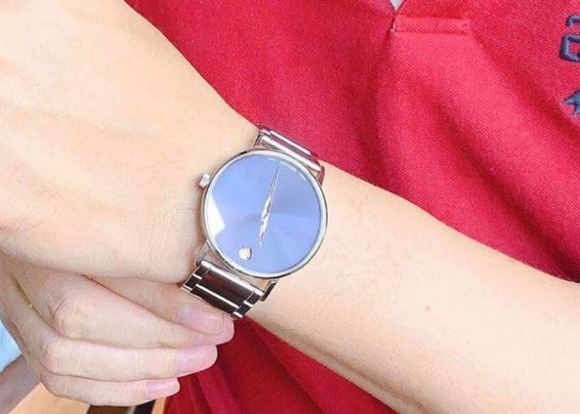  Shop Authentic Movado Museum Classic Blue Dial Silver Steel Strap Watch for Men - 0607212 - Luxxuri