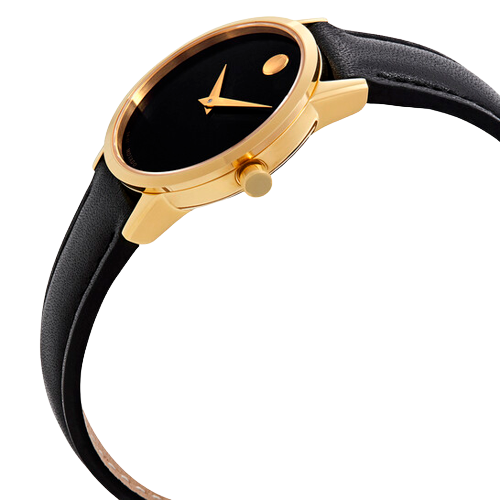  Shop Authentic Movado Museum Classic Black Dial Black Leather Strap Watch for Men - 0607196 - Luxxuri