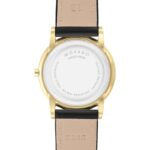  Shop Authentic Movado Museum Black Dial Black Leather Strap Watch For Men - 0607014 - Luxxuri