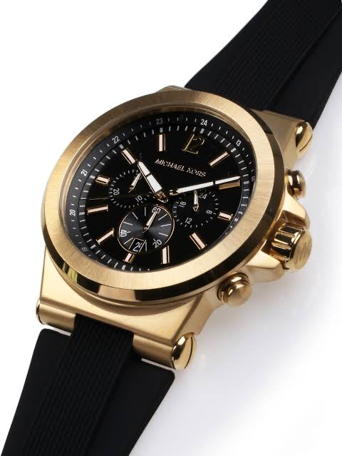  Shop Authentic Michael Kors Dylan Chronograph Black Dial Black Rubber Strap Watch for Men - MK8445 - Luxxuri