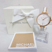 Shop Authentic Michael Kors Jaryn Analog White Dial Two Tone Steel Strap Watch For Women - MK4342 - Luxxuri