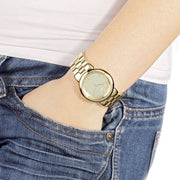  Shop Authentic Marc Jacobs Marci Gold Dial Gold Steel Strap Watch for Women - MBM3098 - Luxxuri