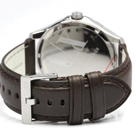  Shop Authentic Armani Exchange Whitman Silver Dial Brown Leather Strap Watch For Men - AX2100 - Luxxuri