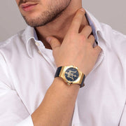  Shop Authentic Maserati Potenza Blue Dial Blue Leather Strap Watch For Men - R8851108035 - Luxxuri