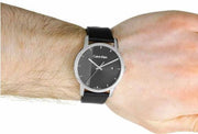  Shop Authentic Calvin Klein City Quartz Black Dial Black Leather Strap Watch for Men - K2G2G1C1 - Luxxuri
