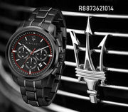  Shop Authentic Maserati Successo 44mm Black Dial Black Steel Strap Watch For Men - R8873621014 - Luxxuri