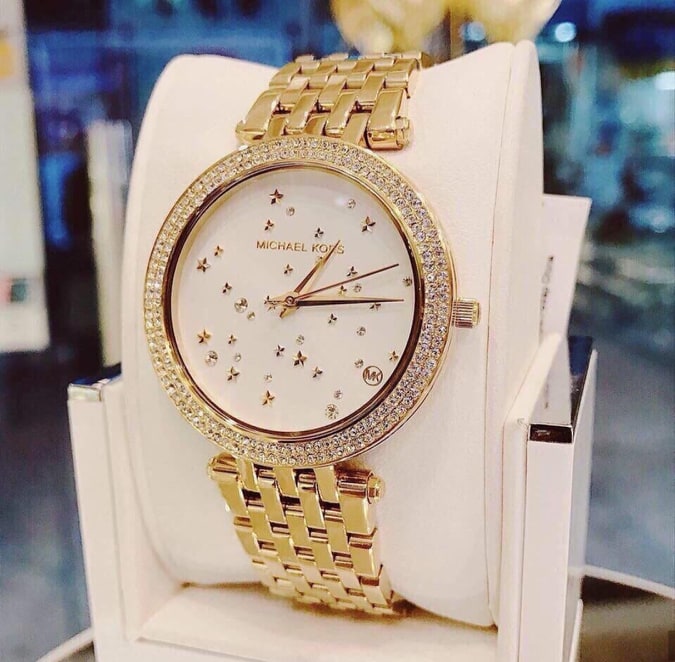  Shop Authentic Michael Kors Darci White Dial Gold Steel Strap Watch for Women - MK3727 - Luxxuri
