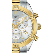  Shop Authentic Tissot PR 100 Sport Chic Chronograph Silver Dial Two Tone Steel Strap Watch For Women - T101.917.22.031.00 - Luxxuri