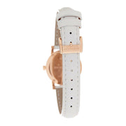  Shop Authentic Burberry The City White Dial White Leather Strap Watch for Women - BU9209 - Luxxuri
