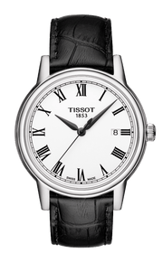  Shop Authentic Tissot T Classic Carson White Dial Black Leather Strap Watch for Men - T085.410.16.013.00 - Luxxuri