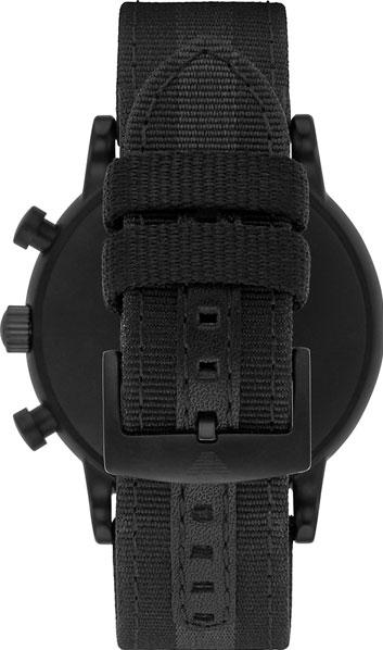  Shop Authentic Emporio Armani Luigi Chronograph Quartz Black Dial Two Tone Nylon Strap Watch For Men - AR1948 - Luxxuri