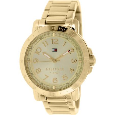  Shop Authentic Tommy Hilfiger Bella Gold Dial Gold Steel Strap Watch for Women - 1781395 - Luxxuri