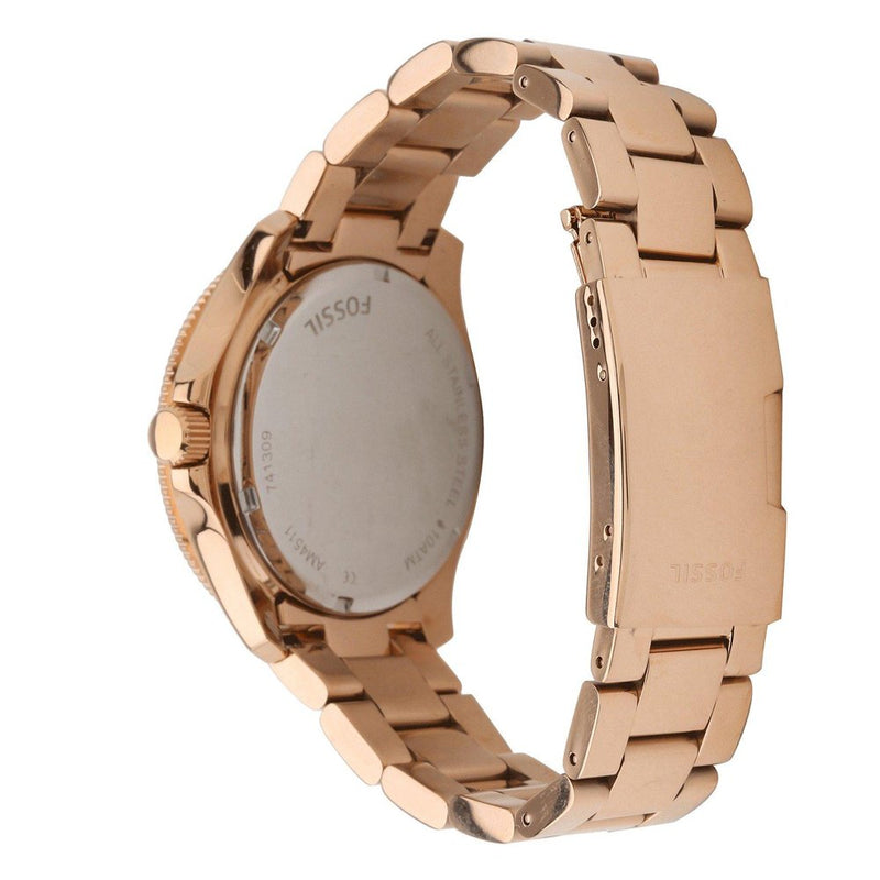  Shop Authentic Fossil Cecile Rose Gold Dial Rose Gold Steel Strap Watch for Women - AM4511 - Luxxuri