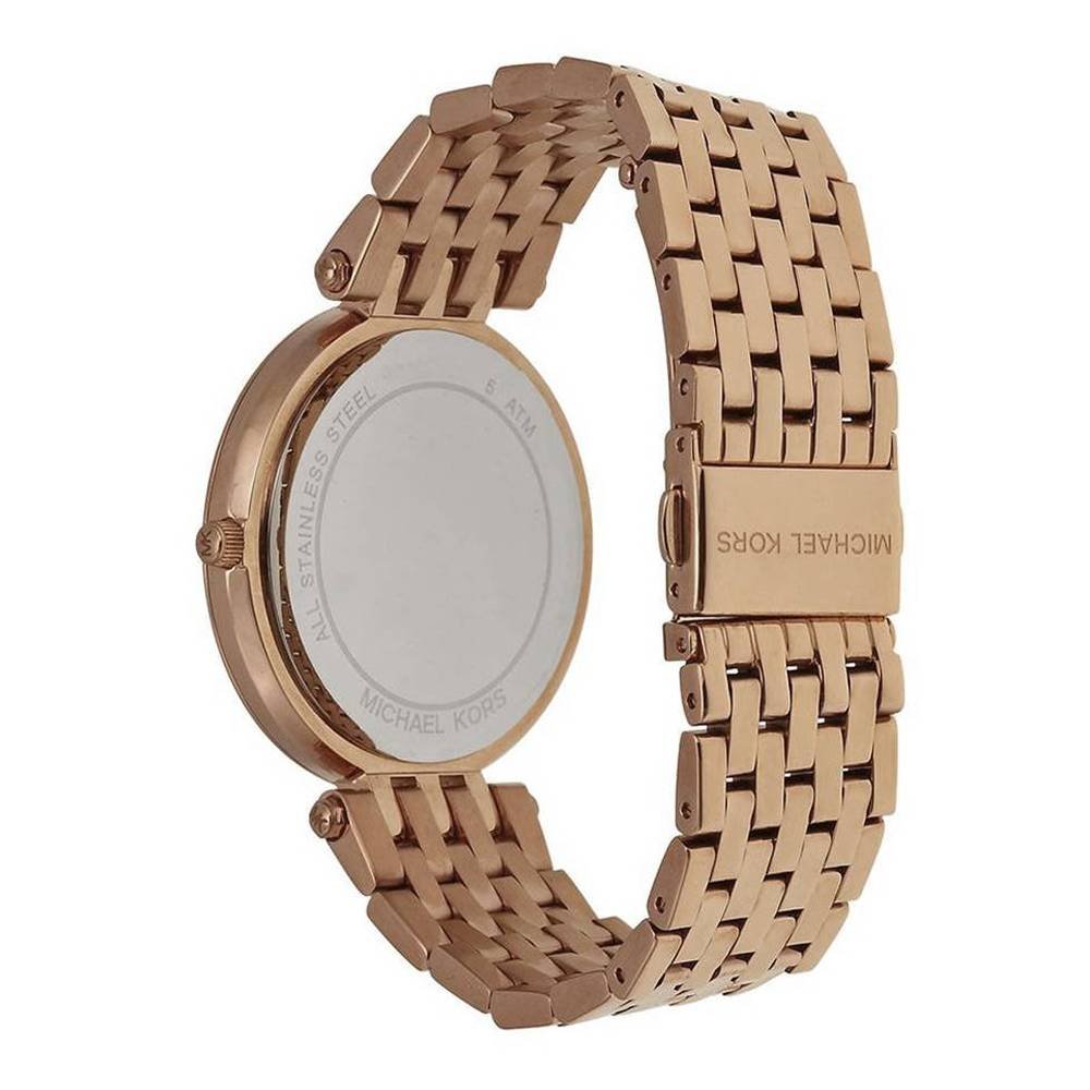  Shop Authentic Michael Kors Darci Red DIal Rose Gold Stainless Steel Strap Watch for Women - MK3378 - Luxxuri