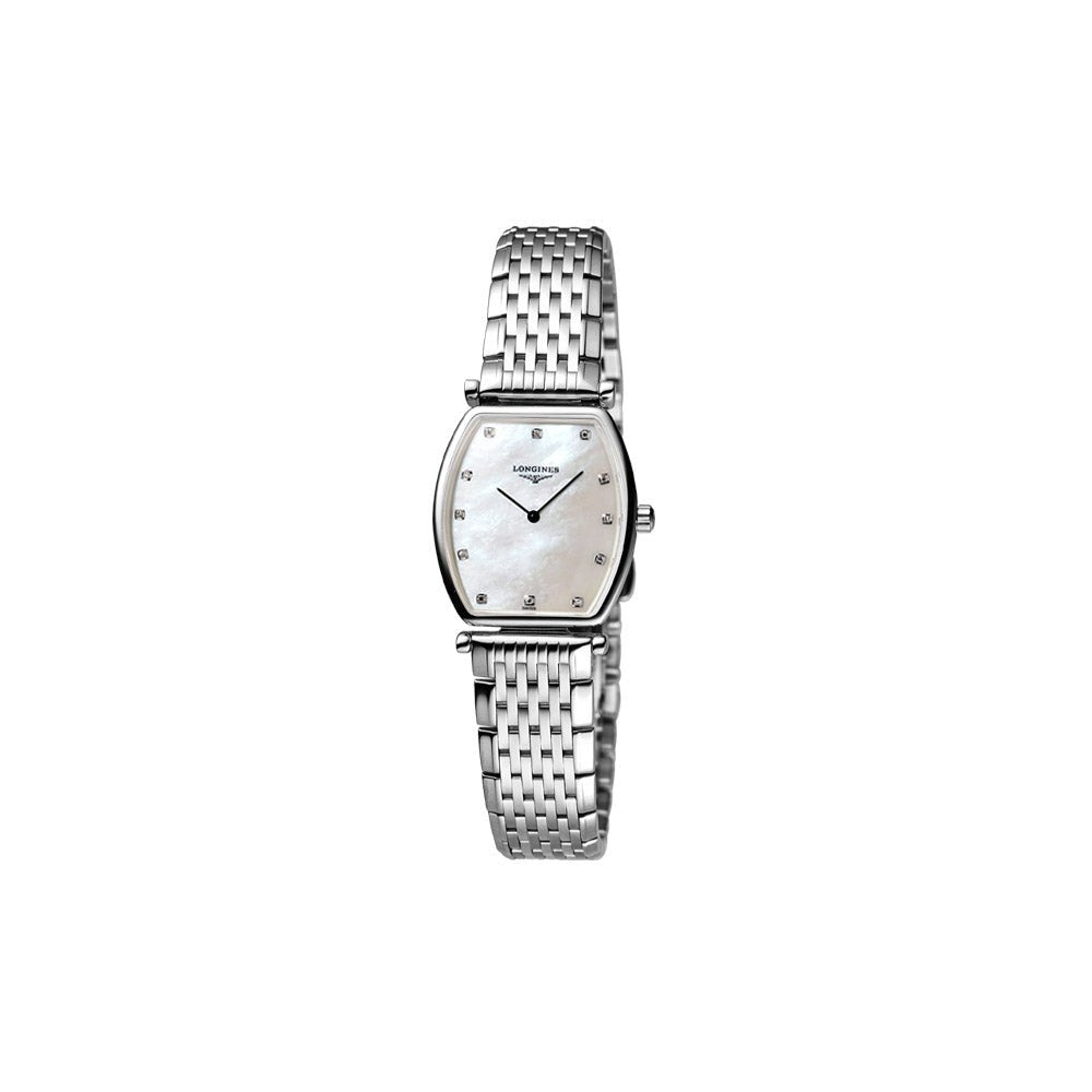  Shop Authentic Longines La Grande Classique de Longines Tonneau White Dial Silver Steel Strap Watch for Women - L4.205.4.87.6 - Luxxuri
