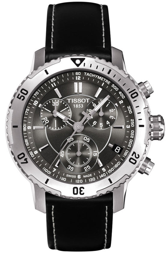 Shop Authentic Tissot PRS 200 Chronograph Black DIal Watch For Men - T067.417.16.051.00 - Luxxuri