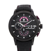  Shop Authentic Maserati Ingegno Chronograph Black Dial Black Leather Strap Watch For Men - R8871619003 - Luxxuri