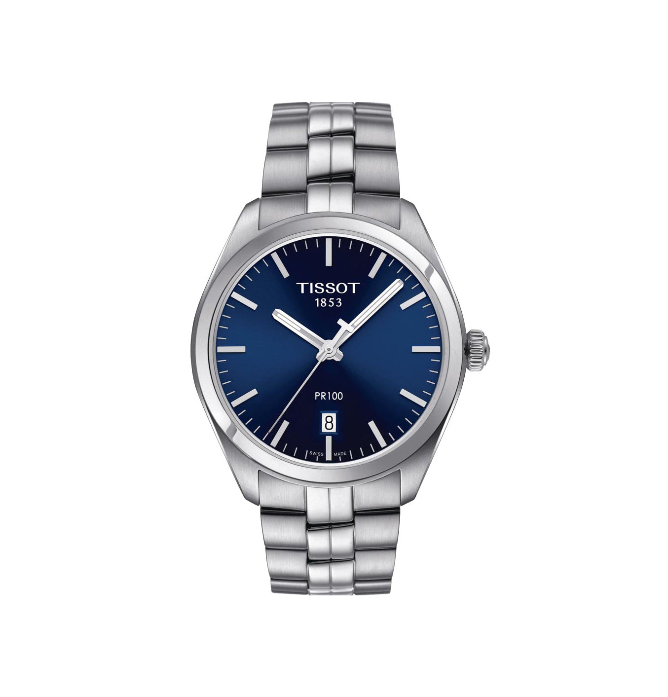  Shop Authentic Tissot PR 100 Sport Chic 39mm Blue Dial Watch For Men - T101.410.11.041.00 - Luxxuri