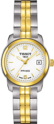  Shop Authentic Tissot T Classic PR100 Gold Plated Quartz Watch For Women - T049.210.22.017.00 - Luxxuri