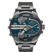 Shop Authentic Diesel Big Daddy 2.0 Blue Dial Grey Stainless Strap Watch For Men - DZ7331 - Luxxuri