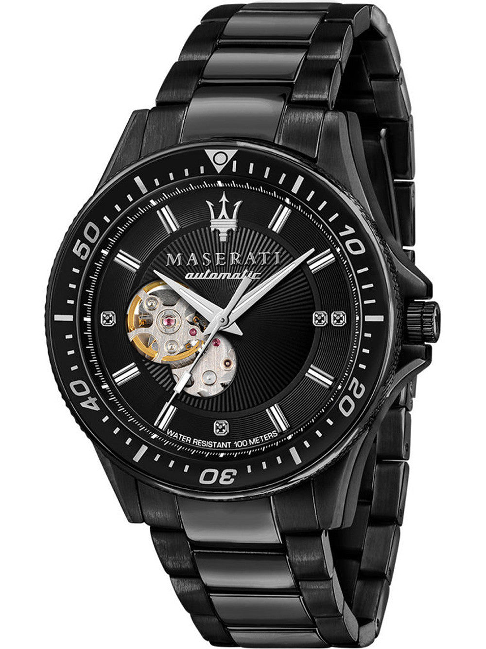  Shop Authentic Maserati SFIDA Automatic Black Special Edition 44mm Watch For Men - R8823140005 - Luxxuri