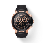  Shop Authentic Tissot T Race Chronograph Automatic Black Dial Black Rubber Strap Watch for Men - T048.417.27.057.06 - Luxxuri