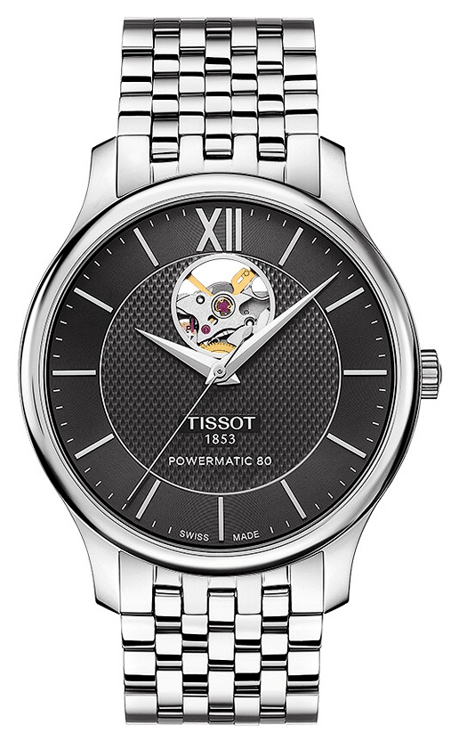  Shop Authentic Tissot Tradition Automatic Open Heart Automatic Watch For Men - T063.907.11.058.00 - Luxxuri