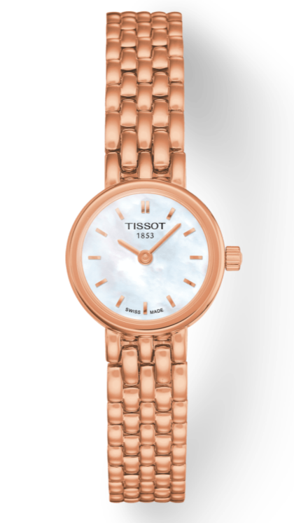  Shop Authentic Tissot T Lady Lovely Mother of Pearl Dial Rose Gold Steel Strap Watch For Women - T058.009.33.111.00 - Luxxuri