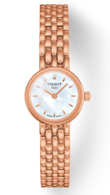  Shop Authentic Tissot T Lady Lovely Mother of Pearl Dial Rose Gold Steel Strap Watch For Women - T058.009.33.111.00 - Luxxuri
