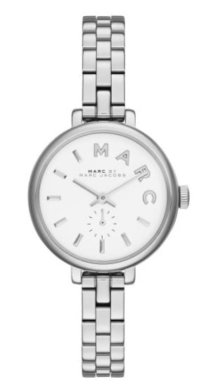  Shop Authentic Marc Jacobs Sally White Dial Silver Steel Strap Watch for Women - MBM8642 - Luxxuri