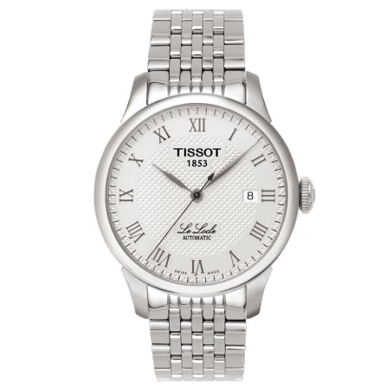  Shop Authentic Tissot T Classic Le Locle Automatic White Dial Silver Steel Strap Watch For Men - T41.1.483.33 - Luxxuri