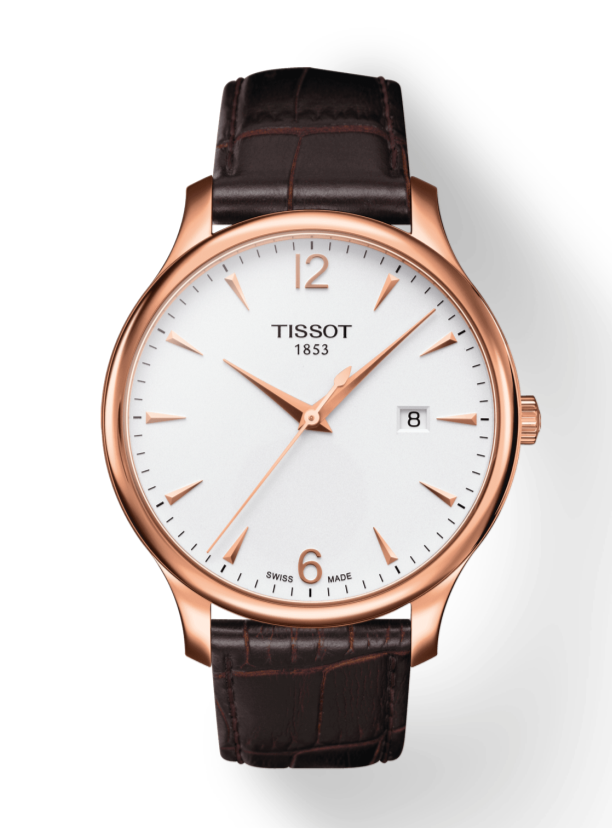 Shop Authentic Tissot T Classic Tradition White Dial Brown Leather Strap Watch For Men - T063.610.36.037.00 - Luxxuri