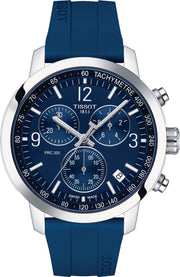  Shop Authentic Tissot T Sport PRC 200 Chronograph Blue Rubber Strap Watch For Men - T114.417.17.047.00 - Luxxuri