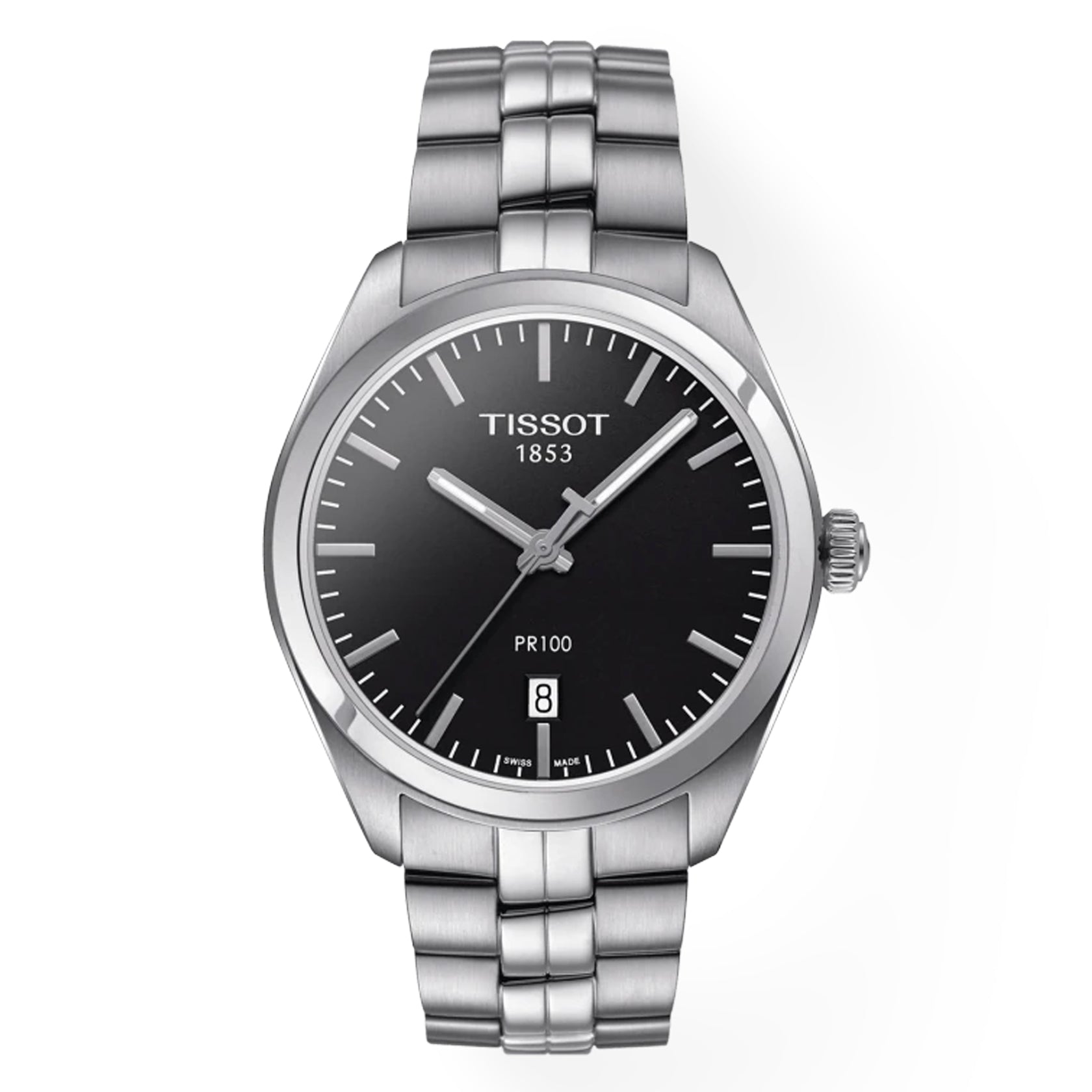  Shop Authentic Tissot PR 100 Sport Chic Quartz Stainless Steel Watch For Men - T101.410.11.051.00 - Luxxuri
