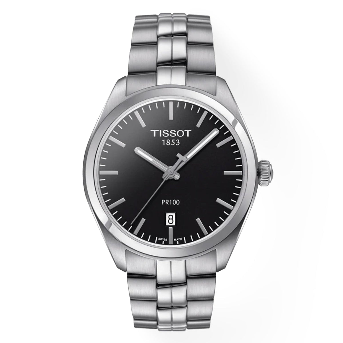  Shop Authentic Tissot PR 100 Sport Chic Quartz Stainless Steel Watch For Men - T101.410.11.051.00 - Luxxuri